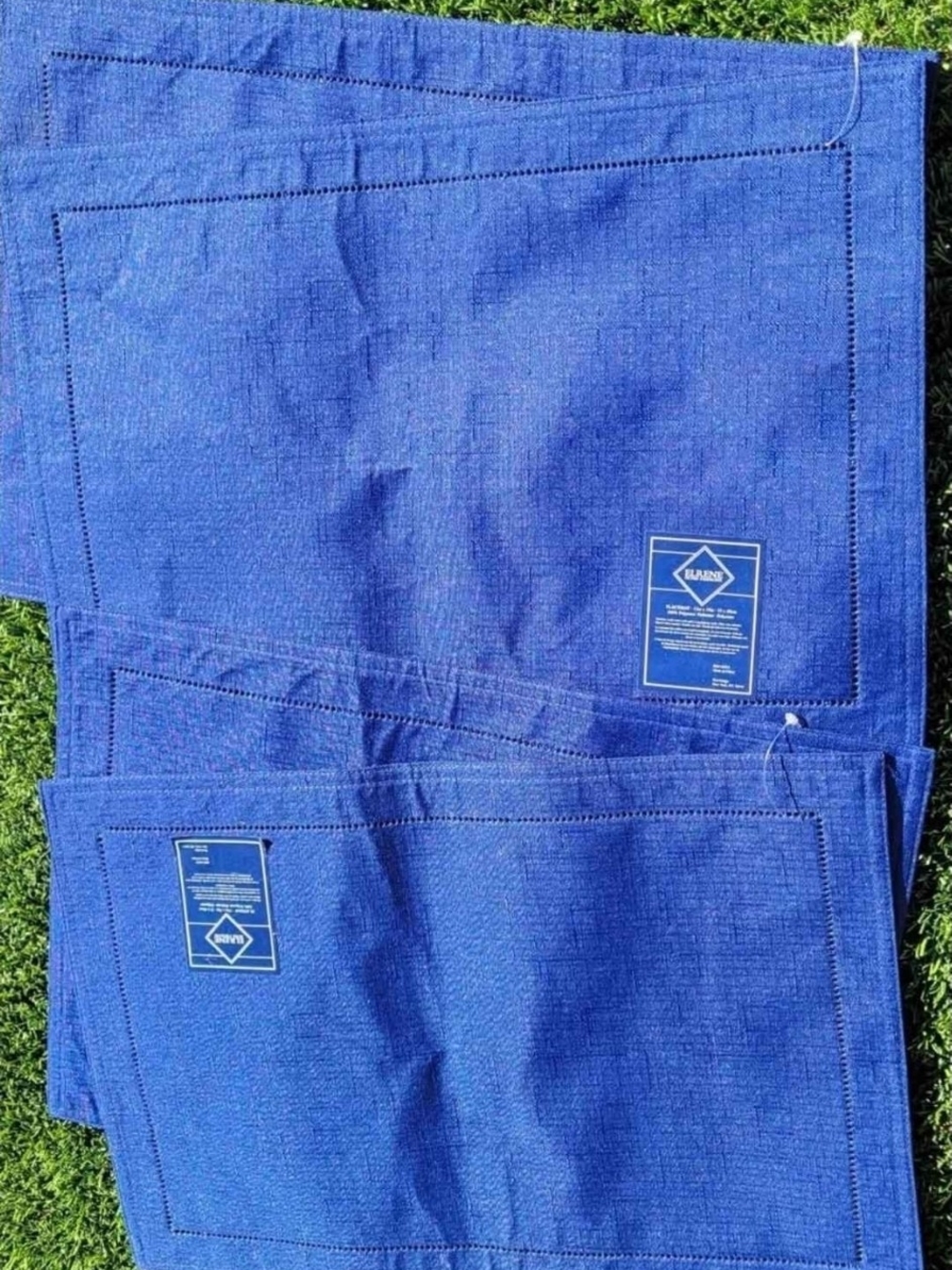 Blue Dinning Table Placemats (New) 4 Total